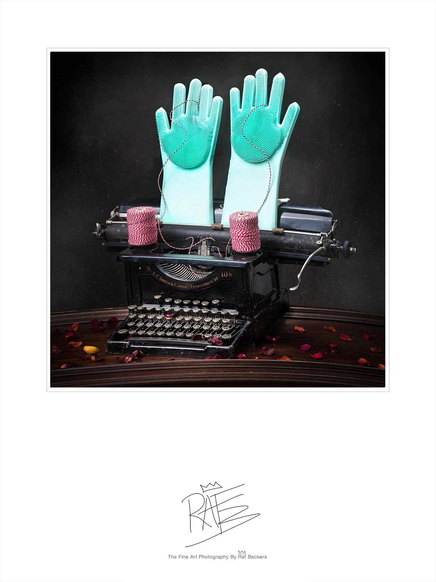 Fotografie bij Wie schrijft die blijft… en wie typt krijgt zere vingers., Raf Beckers