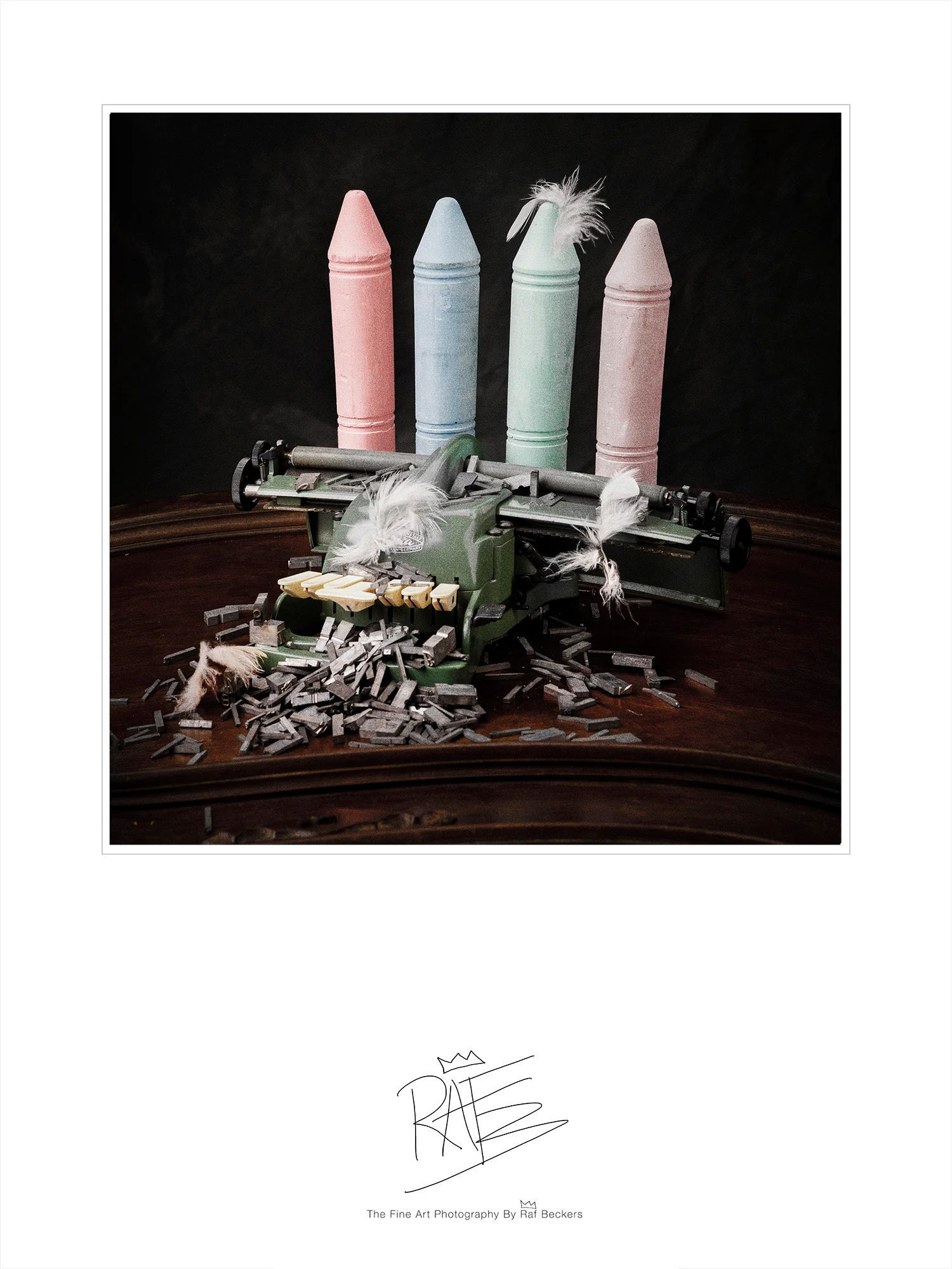 Fotografie bij Wie schrijft die blijft… en wie typt krijgt zere vingers., Raf Beckers